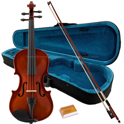 Violin Acustico Superior Estuche Arco Resina Yirelly Cv101 