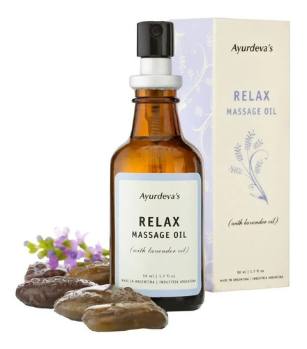 Aceite Para Masajes Ayurdeva´s Relax Con Esencial De Lavanda