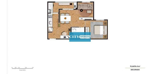 Imagem 14 de 15 de Apartamento Com 2 Dormitórios À Venda, 43 M² Por R$ 278.900 - Vila Endres - Guarulho - Sp32