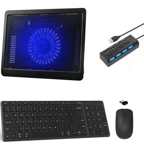 comprar Teclado, Mou, Sup Cooler Hub 4 Para Notebook Positivo Preto