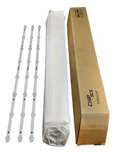 Kit Barra De Led Compatível Aoc Le32h1465/25 Le32h1465/25 