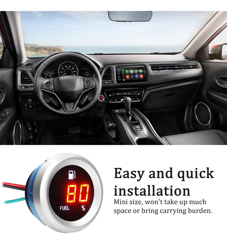 Tf Indicador Digital De Nivel De Combustible Con Alarma