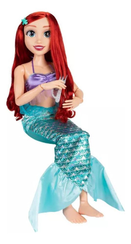 Muñeca Disney Ariel Articulada Tamaño Real 81 Cm