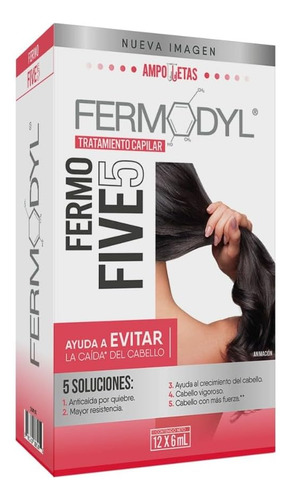 Fermodyl - Anticaída Del Cabello, Tratamiento 12 Ampolletas