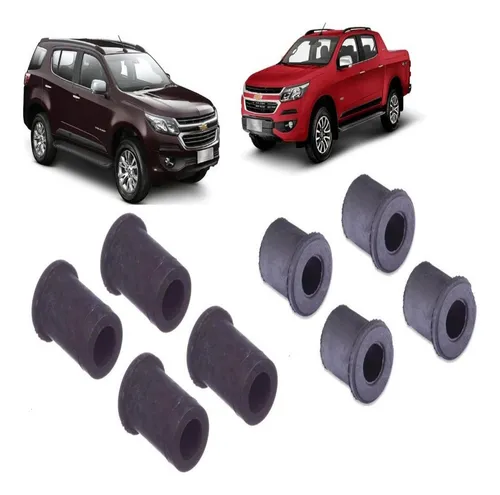 Juego 8 Bujes Elástico Nueva Chevrolet S10 Mod 2012 + Gm