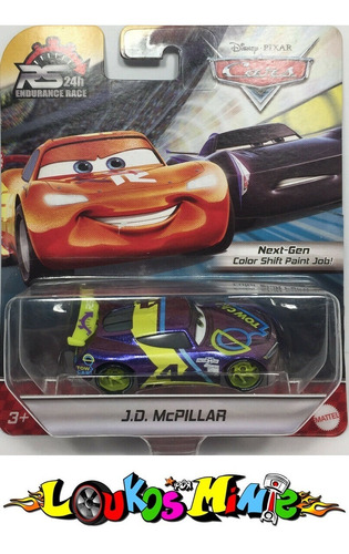 Disney Cars J.d. Mcpillar Rs 24h Endurance Race Lacrado