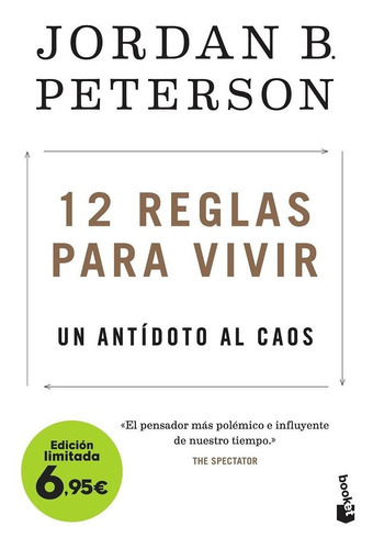 12 Reglas Para Vivir, De Peterson, Jordan B.. Editorial Booket, Tapa Blanda En Español, 2022