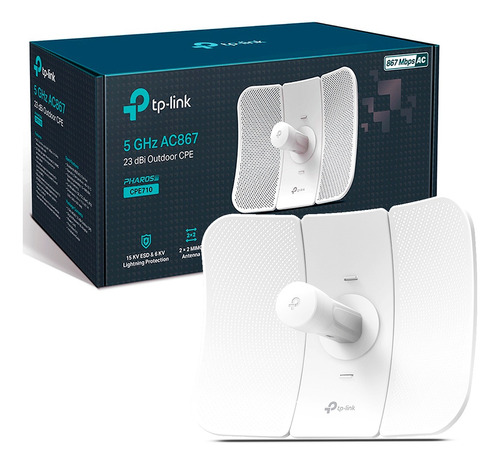 Tp-link Cpe610 Mimo 5ghz 23dbi 500mw Poe+15km Gratis Cables