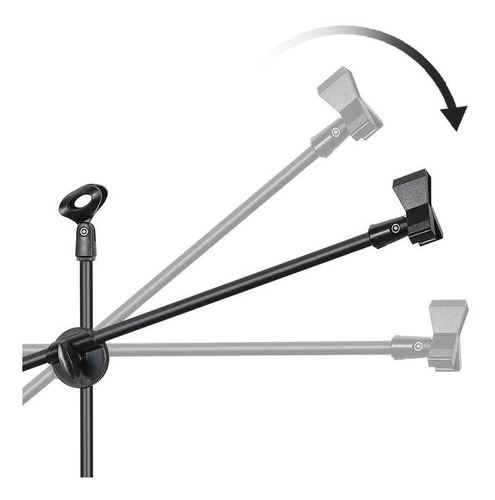 Imagen 2 de 5 de Soporte Pedestal Para Micrófono Atril Con Boom Profesional