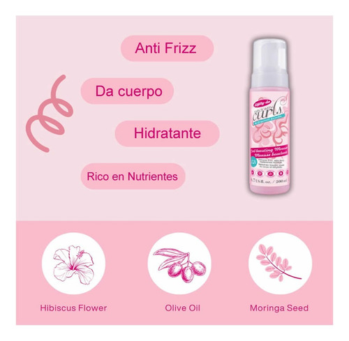Mousse Espuma,define Rizos, Hidratante, Antifrizz Dipitty-do