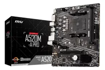 Comprar Placa Mae Msi A520m - A Pro - Am4 Ddr4 - Ryzen Msi