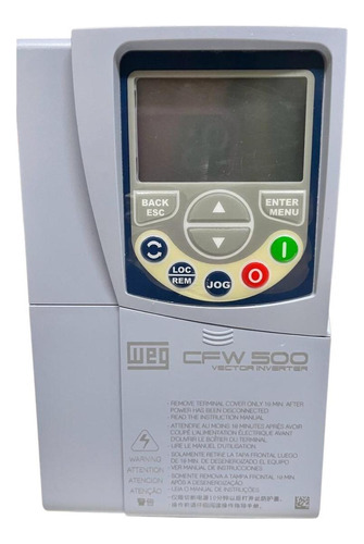 Inversor De Frequência Weg Cfw500 5cv 16a 220v Trifásico