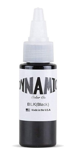 Dynamic Ink Tinta Negra Blanca O Triple Black 1oz Tatuar