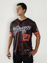 Comprar Polos Jersey Chicago Bull 6 Botones Sublimado Basketball