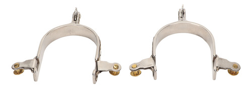 Horse Boot Spurs, 1 Par De Cowboys De Aço Inoxidável, Homens