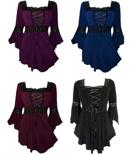 Cl1 Favorecedor Top Peplum For Mujer De Talla Grande Con