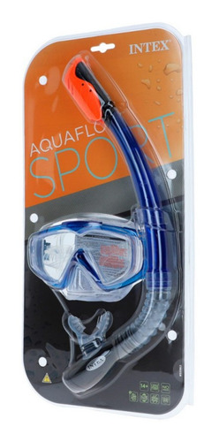 Imagen 2 de 3 de Kit Snórkel + Máscara De Buceo Vidrio Templado Filt 55962