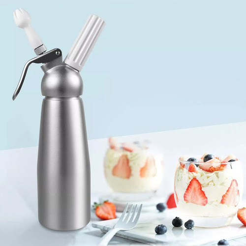 Sifon Crema Batida Dispensador Chantilly De Acero Inoxidable Sifon De Cocina Dispensador De Crema Batida Sifon Crema Batida Dispensador Chantilly De Acero Inoxidable Okshop