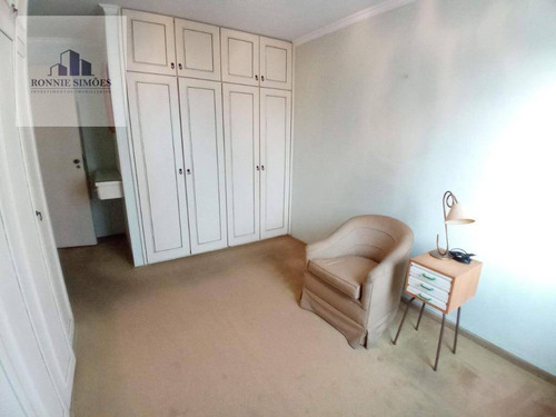 Imagem 15 de 24 de Apartamento À Venda Em Moema, Edifício Guaraú, 3 Dormitórios, Sala Ampla, Cozinha Com Armários, 1 Banheiro, 1 Vaga Na Garagem, 100 M², São Paulo. - Ap1173