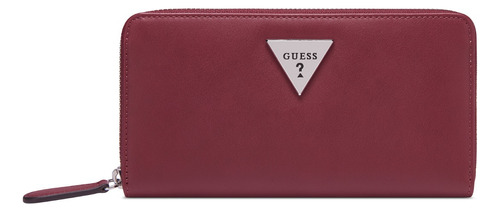 Cartera Guess Factory N8601599 Acabado de los herrajes Niquel Color Rojo Correa de hombro Rojo Diseño de la tela Liso