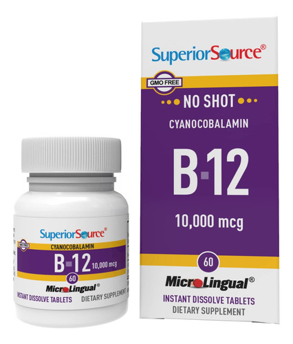 Fuente Superior Sin Disparo Vitamina B12 Cyanocobalamina 100