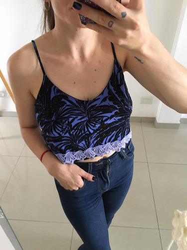 Top Musculosa Remera Blusa Tiritas Mujer Divina Oferta