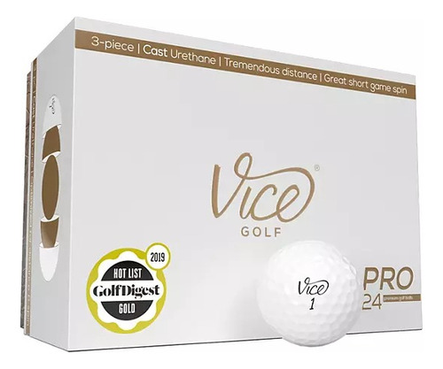 Pelotas De Golf Vice Pro 24-pack Golf Balls