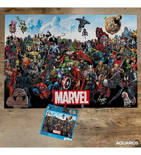 Rompecabezas Marvel 3000 Piezas Súper Héroes Aquarius