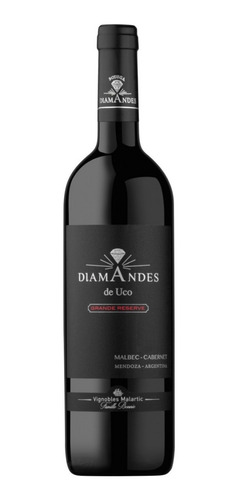 Vino Diamandes De Uco Grande Reserve Malbec Cabernet 750 Ml