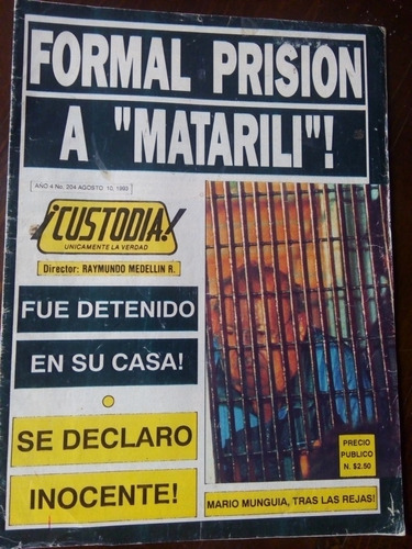 Revista Custodia Año-1993 Poster Gran Markus Lucha Libre