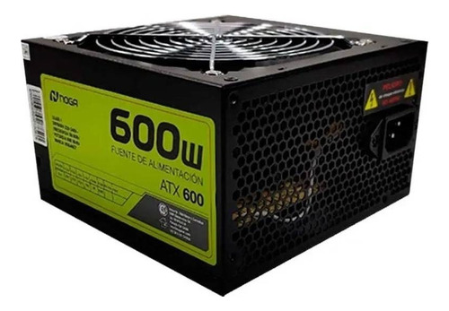 Fuente Pc Atx Noganet 600w Sata Molex Ide Cooler 120mm Royal