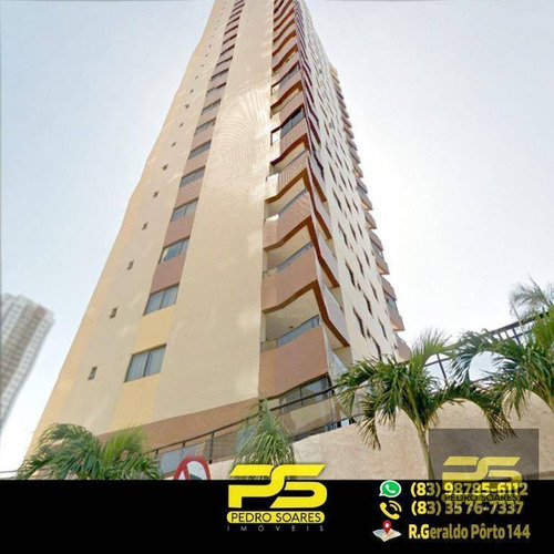 Apt. Alto Padrão C/ 4 Dormitórios À Venda, 203 M² Por R$ 840.000 - Manaíra - João Pessoa/pb - Ap1957