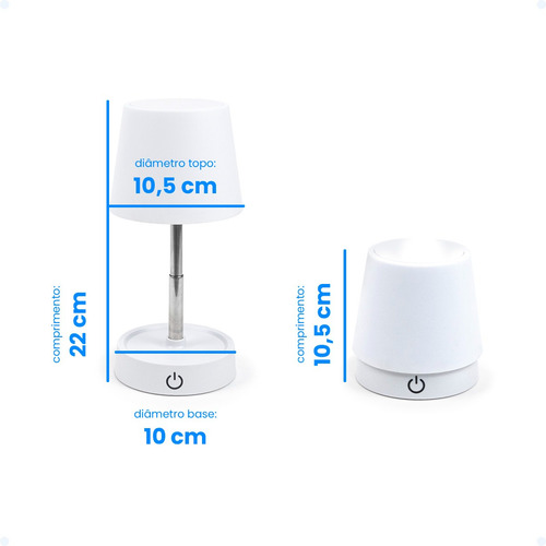 Luminária De Mesa Abajur Quarto Clássico Para Criado Mudo