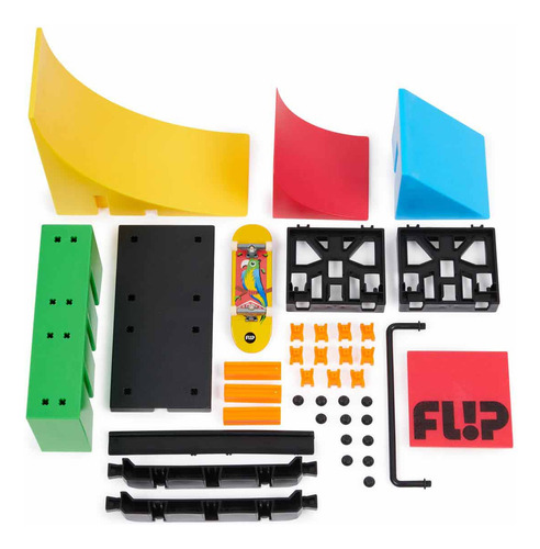 Pista Competition Wall 2.0 + Skate De Dedo Flip - Tech Deck