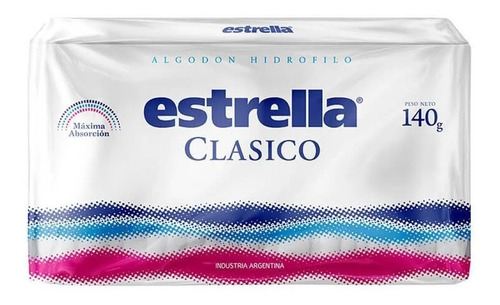 Imagen 1 de 1 de Estrella Algodon Hidrofilo Clasico 140 Gr