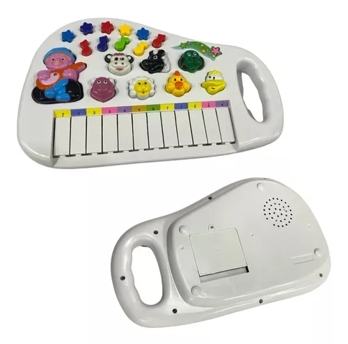 Piano Infantil Teclado Musical Bebê Ia Ia O Bichos