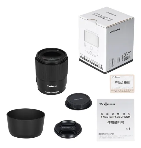 Lente Yongnuo 50mm F1.8 S Df Dsm Para Sony Montura E Af/mf