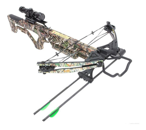 Imagem 4 de 7 de Balestra/besta Composta Wildgame Camo Barnett +luneta 370fps