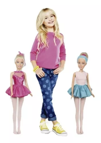 Barbie Profissões Boneca Grande Bailarina 70cm Articulada