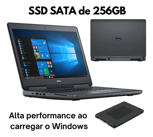 Notebook Dell Precision 7520 I7 Ssd 512gb 16gb Nvidia M2000