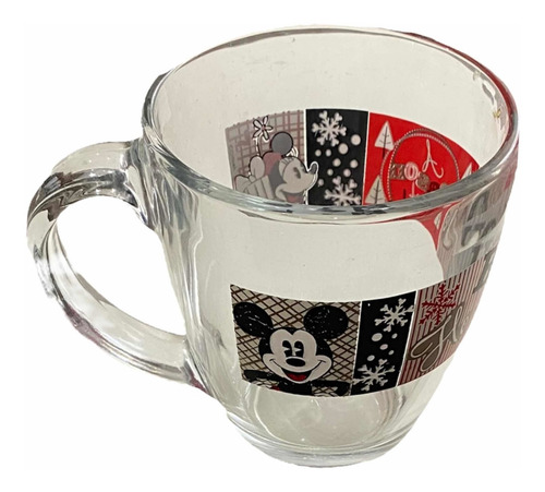 Taza Mickey Minnie Mouse Navideña Vintage Disney + Regalo (Usado)