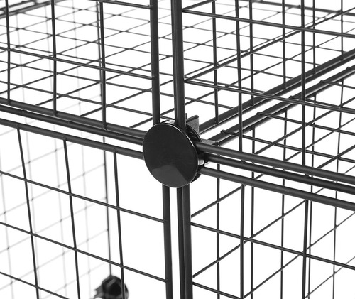 Imagen 9 de 10 de Conectores Cubos Modulares Jaula Corral Deco Expandibles X 4