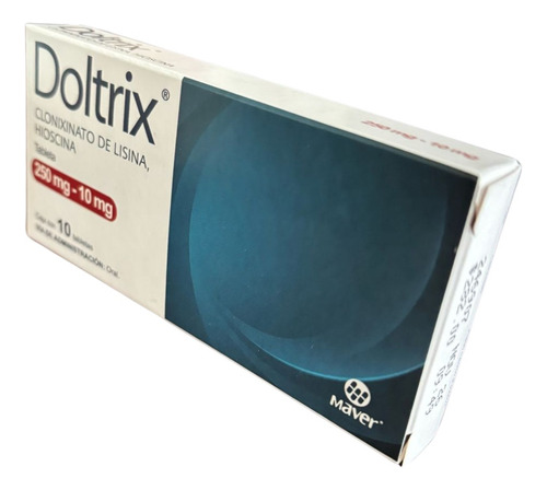 Doltrix Clonixinato Lisina, Hioscina 250mg 10mg 10 Tabletas