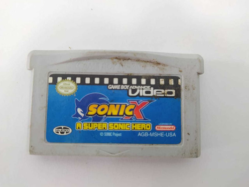 Sonic X - Gameboy Advance Video 