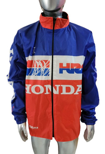 Imagen 2 de 9 de Campera Rompevientos Shark Honda Hrc Beitia Motos