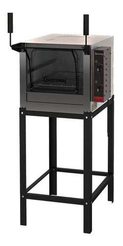 Forno Lastro Eletrico Porta Guilhotina Flg450 Pg Inox 220v