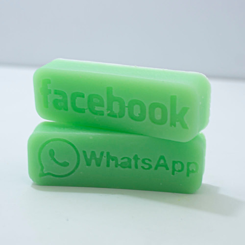 Molde Silicone Facebook / Whatsapp