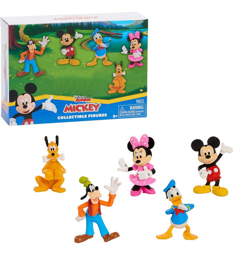 Mickey Mouse Set 5 Figuras Clubhouse Minnie Goofy Donald
