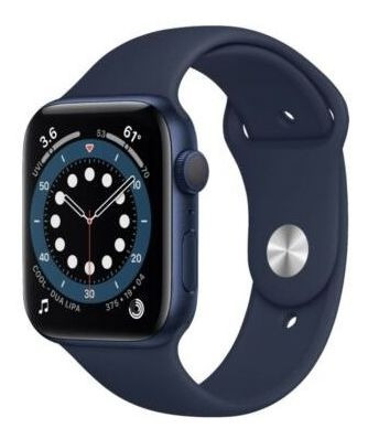 Apple Watch Series 6 Caja De Aluminio Azul De 44 Mm Con C...