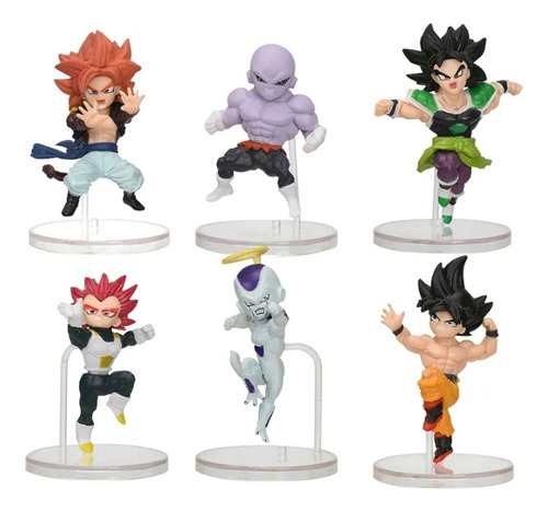 Dragon Ball Z Gogeta Colección 6 Figuras En Bolsa